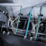 重力式 スマホホルダー エアコン吹出口 小型 車載ホルダー スマホホルダー 片手で操作可能 車載ホルダー  簡単取外し スマホスタンド 着脱簡単 縦横向き可能  角度自由調節可能  落下防止スマホ車載ホルダー  SKU:IPC12232024015