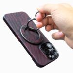 MagSafe対応 スマホリング 360度回転 マグネット式 マグセーフ iPhoneリングホルダー バンカーリング 角度調整 スタンド 全7色 SKU:IPC12232024016 - Image 7