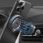両面強磁力 MagSafe対応 スマホリング 360度回転 マグネット式 マグセーフ iPhoneリングホルダー バンカーリング 角度調整 スタンド 全4色 SKU:IPC12232024021 - Image 3