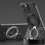 両面強磁力 MagSafe対応 スマホリング 360度回転 マグネット式 マグセーフ iPhoneリングホルダー バンカーリング 角度調整 スタンド 全4色 SKU:IPC12232024021 - Image 4