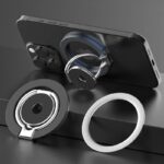両面強磁力 MagSafe対応 スマホリング 360度回転 マグネット式 マグセーフ iPhoneリングホルダー バンカーリング 角度調整 スタンド 全4色 SKU:IPC12232024021
