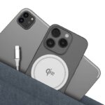 PD15W 快速充電器 ワイヤレスチャージャー Qi2ワイヤレス充電器 iPhone充電器 type- C 装着のままでも充電可能  全2色 SKU:IPC12232024023 - Image 3