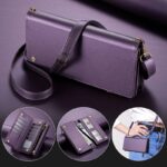 スマホショルダー 合成革 斜めがけバッグ 通勤バッグ 小物収納 財布 スマホポーチ お財布 レディース ショルダーバッグ スマホショルダーバッグ 全5色 SKU:IPC12232024046 - Image 10