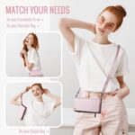 スマホショルダー 合成革 斜めがけバッグ 通勤バッグ 小物収納 財布 スマホポーチ お財布 レディース ショルダーバッグ スマホショルダーバッグ 全5色 SKU:IPC12232024046 - Image 22