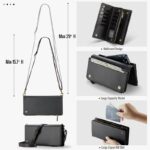 スマホショルダー 合成革 斜めがけバッグ 通勤バッグ 小物収納 財布 スマホポーチ お財布 レディース ショルダーバッグ スマホショルダーバッグ 全5色 SKU:IPC12232024046 - Image 20