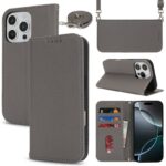 iPhone 16 Pro Max 合成革ケース  ショルダー 手帳型ケース iPhone SE 手帳型ケース iPhone16 PUレザー ケース スマホケース 全8色 SKU:IPC122520240103 - Image 8