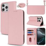 iPhone 16 Pro Max 合成革ケース  ショルダー 手帳型ケース iPhone SE 手帳型ケース iPhone16 PUレザー ケース スマホケース 全8色 SKU:IPC122520240103 - Image 7