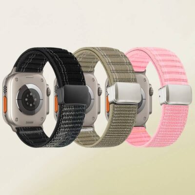 42/44/45/46/49mm ナイロン製 ベルト マグネット式 アップルウォッチ バンド ベルト Apple Watch  38/40/41/42mm 交換ベルト 全12色 SKU:IPC12252024023