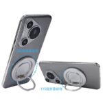 MagSafe対応 スマホリング 360度回転 マグネット式 マグセーフ iPhoneリングホルダー バンカーリング 角度調整 スタンド 全3色 SKU:IPC12252024074 - Image 3