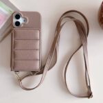 iPhone 16 Pro Max 合成革ケース ショルダー 背面型ケース iPhone SE 背面型ケース iPhone16 PUレザー ケース  全8色  SKU:IPC02222025053LS - Image 11