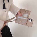 iPhone 16 Pro Max 合成革ケース ショルダー 背面型ケース iPhone SE 背面型ケース iPhone16 PUレザー ケース  全8色  SKU:IPC02222025053LS - Image 6