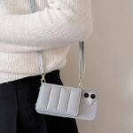 iPhone 16 Pro Max 合成革ケース ショルダー 背面型ケース iPhone SE 背面型ケース iPhone16 PUレザー ケース  全8色  SKU:IPC02222025053LS - Image 4