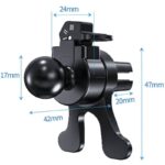 車載ホルダーエアコン吹出口 固定用 クリップホルダー 多機種 車載ホルダー 車載用品 アクセサリー 車載ホルダー SKU:LS07252024001 - Image 12