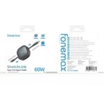 巻き取り式 充電ケーブル PD60W 急速充電ケーブル 1.2m Lightning/Type-C USBポート ケーブル 収納便利 高耐久 断線防止 充電ケーブル 全2種類 SKU:PC01112024002LS - Image 10