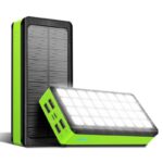 【PSE認証済】 ソーラーバッテリー PS-900 50000mAh 超大容量 軽量 ソーラーチャージャー4台同時充電 2.1A急速充電 32連LED照明ライト搭載 スマホ充電器 モバイル充電器 全6色 SKU:PC01122024010LS - Image 6