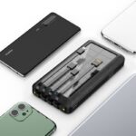 【PSE認証済】 ソーラーバッテリー PS-159 30000mAh 超大容量 軽量 ソーラーチャージャー スマホスタンド機能  LEDライト付 モバイル充電器 Black SKU:PC01122024009LS - Image 4