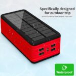 【PSE認証済】ソーラー充電器 ワイヤレス充電 急速充電 PS-400 ソーラー モバイルバッテリー 大容量 モバイルバッテリー ソーラー充電器LEDライト 防災グッズ 全6色 SKU:PC01122024014LS - Image 15