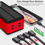 【PSE認証済】ソーラー充電器 ワイヤレス充電 急速充電 PS-400 ソーラー モバイルバッテリー 大容量 モバイルバッテリー ソーラー充電器LEDライト 防災グッズ 全6色 SKU:PC01122024014LS - Image 12