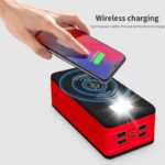 【PSE認証済】ソーラー充電器 ワイヤレス充電 急速充電 PS-400 ソーラー モバイルバッテリー 大容量 モバイルバッテリー ソーラー充電器LEDライト 防災グッズ 全6色 SKU:PC01122024014LS - Image 10