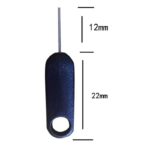 折れにくい 持ちやすい ステンレス製 SIMカード 取り出し用 リリースピン 12mm  携帯 スマホ 対応 部品 グッズ 全3色 SKU:PC01152024002LS - Image 3