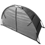 折りたたみ テント式 アウトドアシューズラック 下駄箱 9個の仕切り テント内の整理整頓 靴収納  Brown/Black 全2色 SKU:PC01152024009LS - Image 5