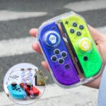 クリスタルクリア保護シェル Nintendo Switch/Switch OLED Joycon Controller対応 クリスタル クリア ハード カバー ケース   SKU:PC01162024006LS - Image 2