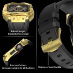 Apple Watch 44/45mm ステンレス製 一体型 バンド アップルウォッチ カバー 腕時計バンド アップル ウォッチ ベルト 全4色 SKU:PC01182024034LS - Image 7