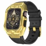 Apple Watch 44/45mm ステンレス製 一体型 バンド アップルウォッチ カバー 腕時計バンド アップル ウォッチ ベルト 全4色 SKU:PC01182024034LS - Image 5