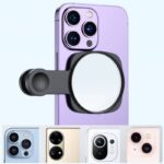 携帯電話反射板 撮影ミラー カメラクリップ  リフレクション撮影鏡 スマートフォンカメラミラー反射クリップ 撮影小物 写真撮影用品 全2色 SKU:PC01182024035LS - Image 2