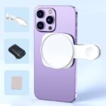 携帯電話反射板 撮影ミラー カメラクリップ  リフレクション撮影鏡 スマートフォンカメラミラー反射クリップ 撮影小物 写真撮影用品 全2色 SKU:PC01182024035LS - Image 5