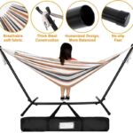 ネットベッド ゆらふわモック 自立式ハンモック ベッド ハンモック付ロフトベッド キャンプ 室内 屋外 ハンモックベッド  全3色 SKU:PC01222024003LS - Image 4