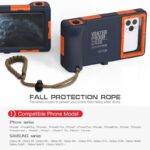 潜水用ケース  水深さ15mで防水 第2世代/第3世代防水ケース 6.8インチまでのスマホに対応可能  iPhone Galaxy防水カバー IPX68防水 TPUケース 全面保護 全2種類 SKU:PC01222024021LS - Image 31