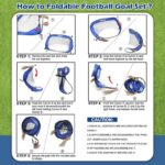 サッカー ゴール 折りたたみ フットボールゴール サッカーゴールネット 子供用 ミニサッカーゴール ワンタッチ組立て トレーニング フットサル 全5種類 SKU:PC01222024031LS - Image 20