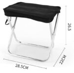 折りたたみチェア 軽量 折りたたみ椅子 アウトドア 釣り 踏み台 ミニ 携帯 屋外 持ち運び キャンプ椅子 折り畳み イス 折りたたみアウトドアチェア 全3色 SKU:PC01223024003LS - Image 13