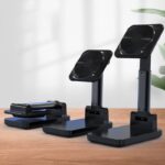 magsafe対応 スマホスタンド 折れ畳み式 スマートフォン スタンド スマートフォンホルダー スマホアクセサリー  Black/White 全2色  SKU:PC01252024002LS - Image 5