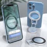 Magsafe 卓上 スタンドホルダー 360度転回可能 強磁力タブレットスタンド 自由角度調節可能 マグネット式 PC ラップトップ ノートパソコン スタンド 全2色 SKU:PC02142024001LS