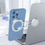 Magsafe 卓上 スタンドホルダー 360度転回可能 強磁力タブレットスタンド 自由角度調節可能 マグネット式 PC ラップトップ ノートパソコン スタンド 全2色 SKU:PC02142024001LS - Image 7