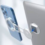 Magsafe 卓上 スタンドホルダー 360度転回可能 強磁力タブレットスタンド 自由角度調節可能 マグネット式 PC ラップトップ ノートパソコン スタンド 全2色 SKU:PC02142024001LS - Image 2