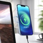 Magsafe 卓上 スタンドホルダー 360度転回可能 強磁力タブレットスタンド 自由角度調節可能 マグネット式 PC ラップトップ ノートパソコン スタンド 全2色 SKU:PC02142024001LS - Image 5