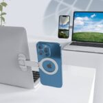 Magsafe 卓上 スタンドホルダー 360度転回可能 強磁力タブレットスタンド 自由角度調節可能 マグネット式 PC ラップトップ ノートパソコン スタンド SKU:PC02142024002LS - Image 3