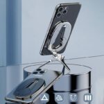 マグネットスタンドホルダー magsafe対応 スタンド 超コンパクト 角度調節可能 スタンドホルダー 卓上 スタンドホルダー 全3色 SKU:PC02222024004LS