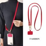 ショルダーストラップ PU製 首掛けストラップ 69cm スマホストラップ 吊り下げ スマホ全機種対応 ストラップ ネックストラップ 落下防止 スマホ ストラップ 全5色 SKU:PC02292024005LS