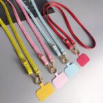 ショルダーストラップ PU製 首掛けストラップ 69cm スマホストラップ 吊り下げ スマホ全機種対応 ストラップ ネックストラップ 落下防止 スマホ ストラップ 全5色 SKU:PC02292024005LS - Image 3