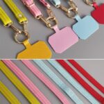 ショルダーストラップ PU製 首掛けストラップ 69cm スマホストラップ 吊り下げ スマホ全機種対応 ストラップ ネックストラップ 落下防止 スマホ ストラップ 全5色 SKU:PC02292024005LS - Image 11