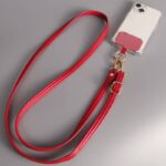 ショルダーストラップ PU製 首掛けストラップ 69cm スマホストラップ 吊り下げ スマホ全機種対応 ストラップ ネックストラップ 落下防止 スマホ ストラップ 全5色 SKU:PC02292024005LS - Image 9