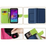 通用ソフトシリコン内側ケース式 スマホケース 手帳型 全機種対応 マルチ対応手帳型スマホケース 通用ケース カメラ撮影可能 全12色 SKU:PC02292024018LS - 画像 (9)