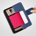 通用ソフトシリコン内側ケース式 スマホケース 手帳型 全機種対応 マルチ対応手帳型スマホケース 通用ケース カメラ撮影可能 全12色 SKU:PC02292024018LS - 画像 (5)