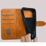 通用ソフトシリコン内側ケース式 スマホケース 手帳型 全機種対応 マルチ対応手帳型スマホケース 通用ケース カメラ撮影可能 全8色 SKU:PC02292024019LS - Image 7