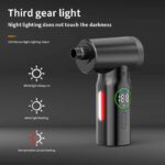 【PSE認証済】多機能車用掃除 強力 100W 5500Paハンディ掃除機  コードレスクリーナー ブロアー付き Type-c充電式 3段階照明調節可能 SKU:PC02292024023LS - Image 6