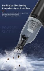 【PSE認証済】多機能車用掃除 強力 100W 5500Paハンディ掃除機  コードレスクリーナー ブロアー付き Type-c充電式 3段階照明調節可能 SKU:PC02292024023LS - Image 20